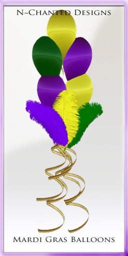 NMD Mardi Gras Balloons