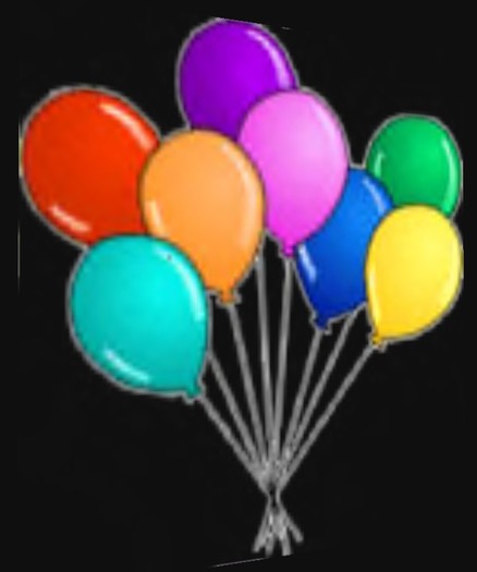 Birthday Party Balloon Bunch