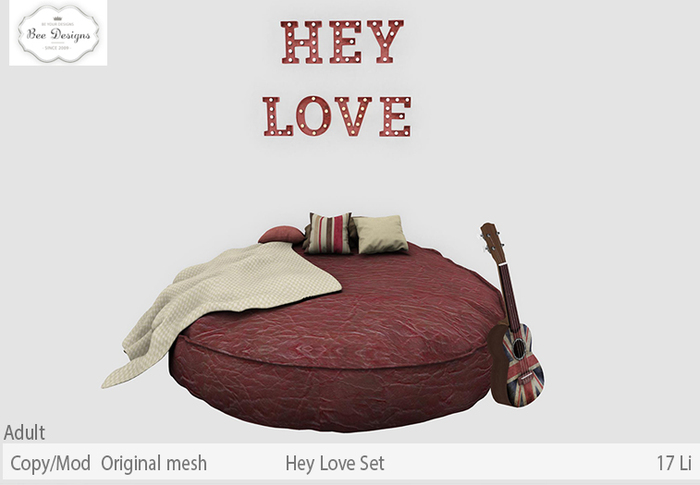 .:Bee Designs:Hey Love set Adult