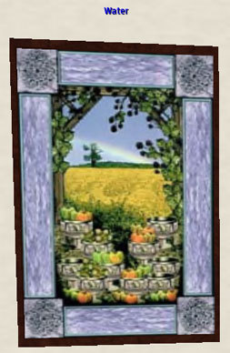 Wolfhaven Celtic Tarrot Display - Water