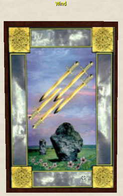 Wolfhaven Celtic Tarrot Display - Wind