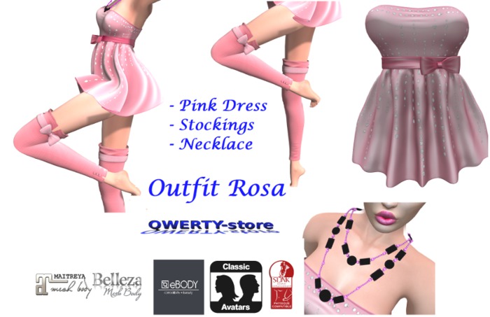 outfit rosa QWERTY-store