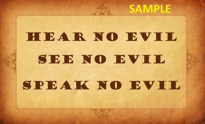 Welcome Mat - Hear no evil
