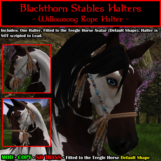 [BTS-TH] Willowsong Rope Halter (boxed)