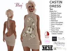 *BSASSY* CASTIN DRESS TAN