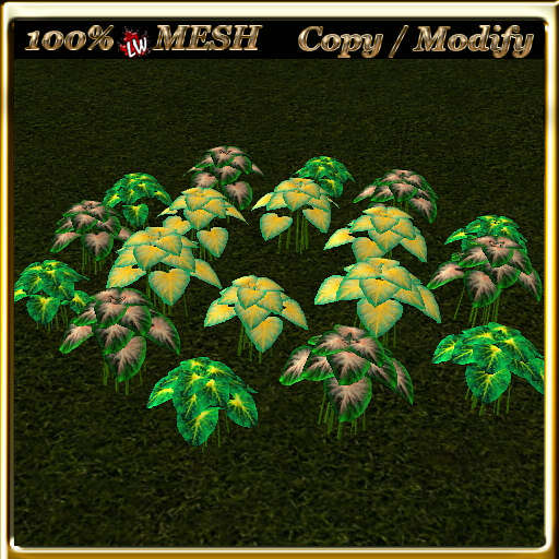 LW_  Mesh Round Caladiums 3