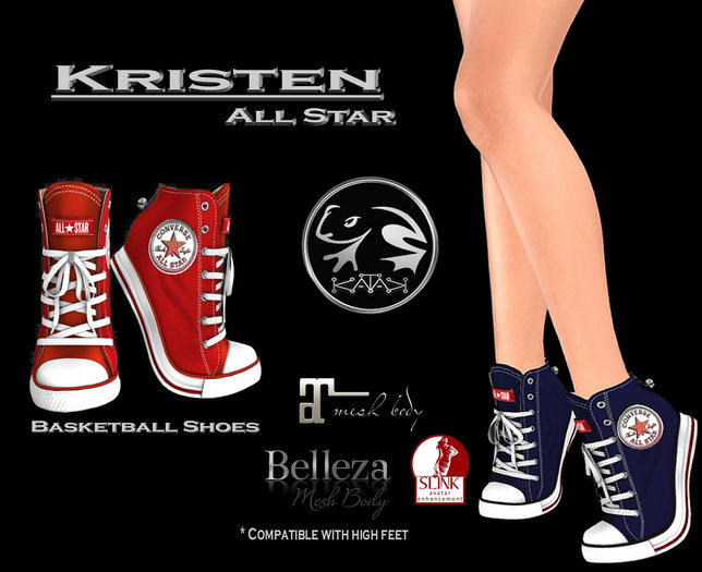 :.: Katak :.: All Star Kristen Red ( Basketball Shoes )