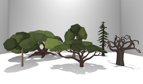 Second Life Marketplace - Low Poly Tree Collection V1.0 [LPP]