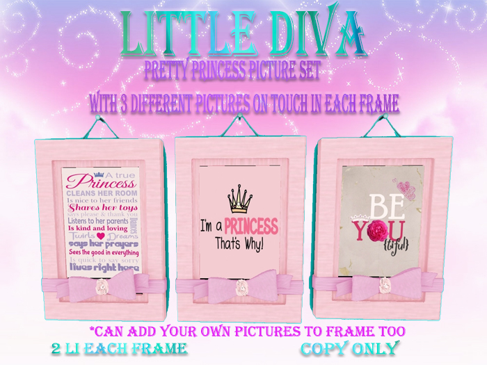 ~Little Diva~Pretty Princess Picture set