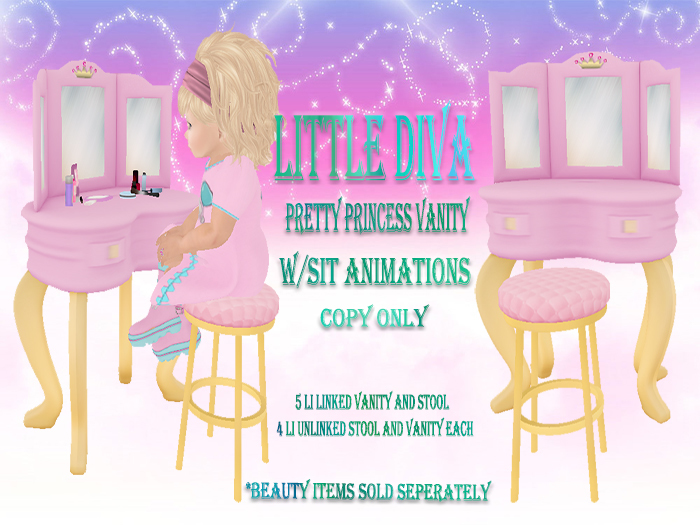 ~Little Diva~Pretty Princess Vanity set