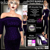C&F Judith Classic Purple Outfit BUNDLE w Appliers