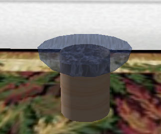 Wolfhaven Glass & Wood Endtable