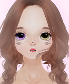 RARE Cartoon MESH Head  Cat Makeup *(OO)*YUKI_(Moka) Moe 05 RARE