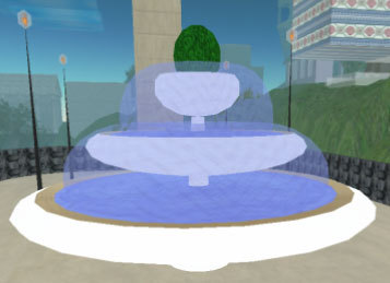 Wolfhaven Large Water Fountain with Rotating Colorball