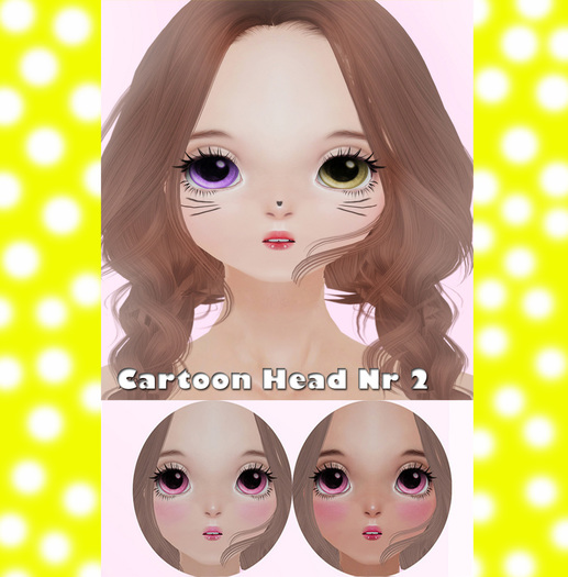 Cartoon MESH Head - *(OO)*YUKI_(Milk) Moe 02