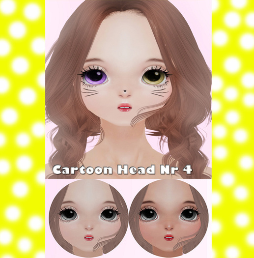 Cartoon MESH Head - *(OO)*YUKI_(Milk) Moe 04 