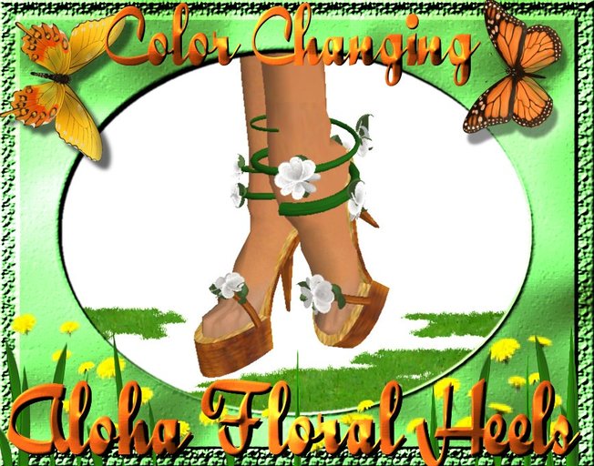 Aloha Floral Heels
