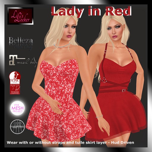 Lily's Locker - DEMO Lady in Red BOXED