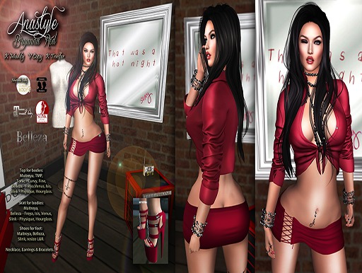 AnaSTyle - Bryanna Red 