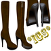 Boots dark brown