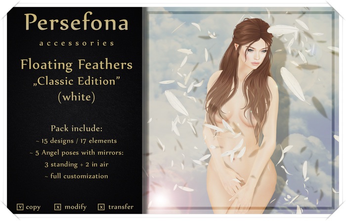 Persefona Floating Feathers Classic (white)