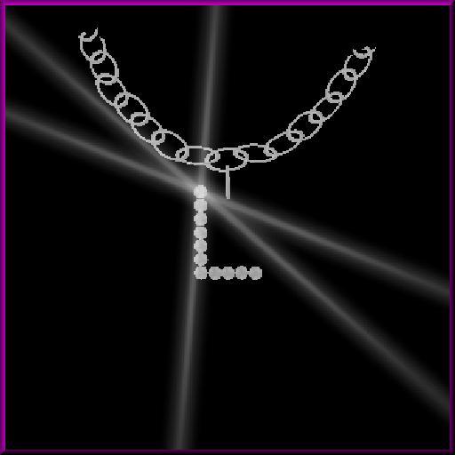 Initial Necklace 'L'