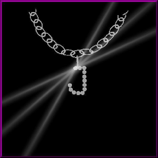 Initial Necklace 'J