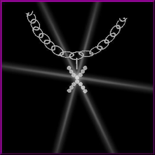 Initial Necklace 'X'