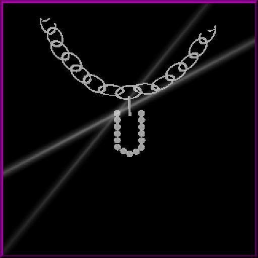 Initial Necklace 'U'