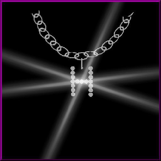 Initial Necklace 'H'