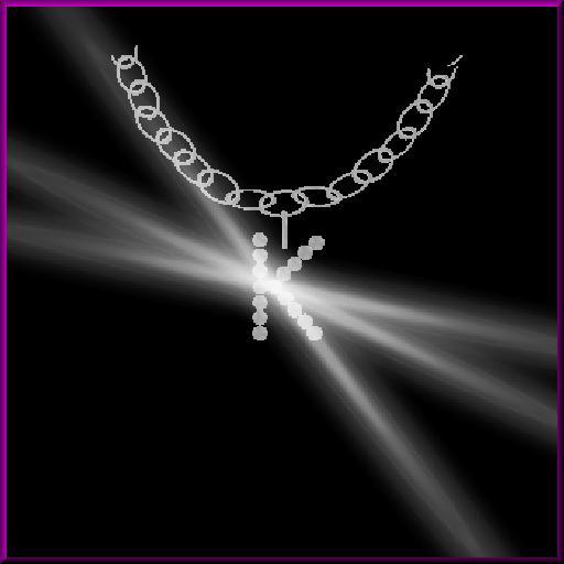 Initial Necklace 'K'