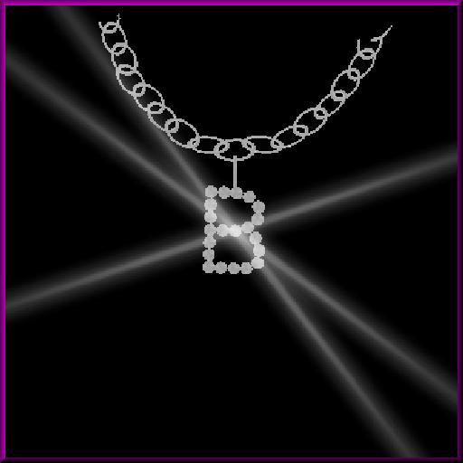 Initial Necklace 'B'
