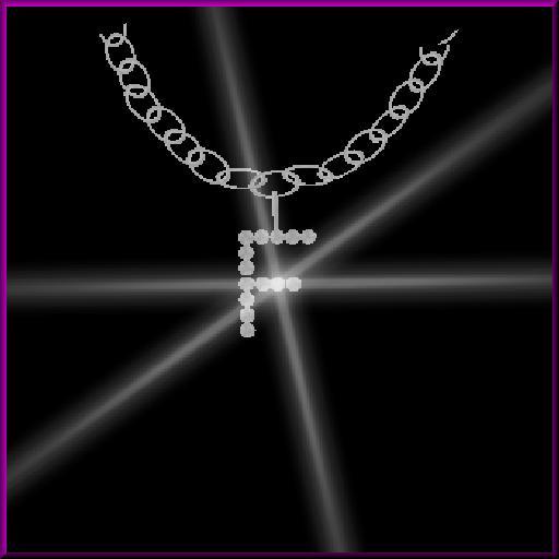 Initial Necklace 'F'