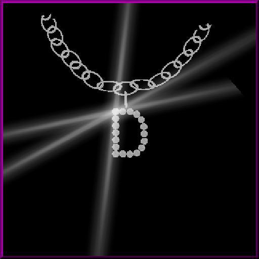 Initial Necklace 'D'