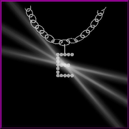 Initial Necklace 'E'