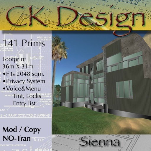 The "Sienna" By CK Design 141 Prims ver 3.1 + console