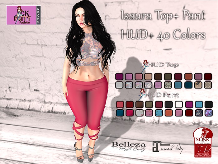 :: C.K Isaura top + Pant 40models::