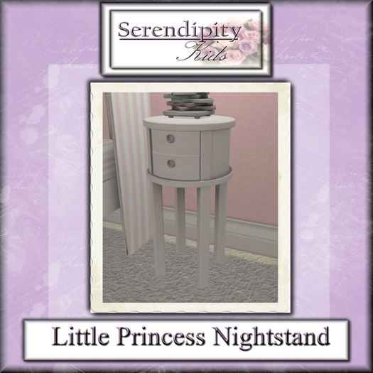 Serendipity Kids - Little Princess Coll - Bedside Table (Boxed)