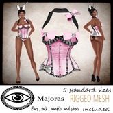 Majoras Easter Pink Corset