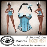 Majoras Easter Blue Corset
