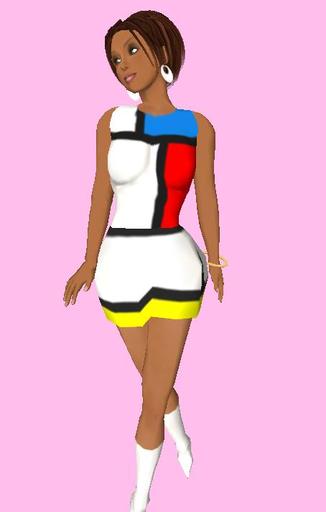 Mondrian Minidress