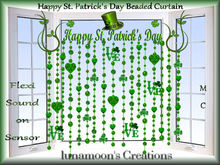 Happy St. Patrick's Day Beaded Curtain