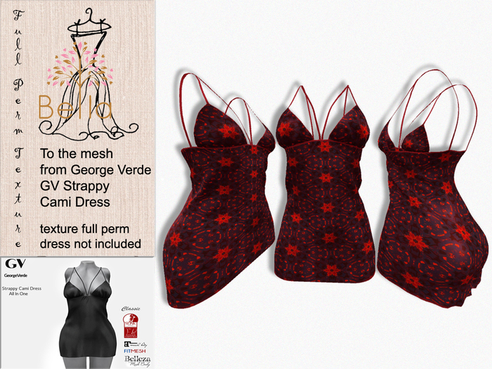 BELLA texture GV21704 Strappy Cami Dress 11