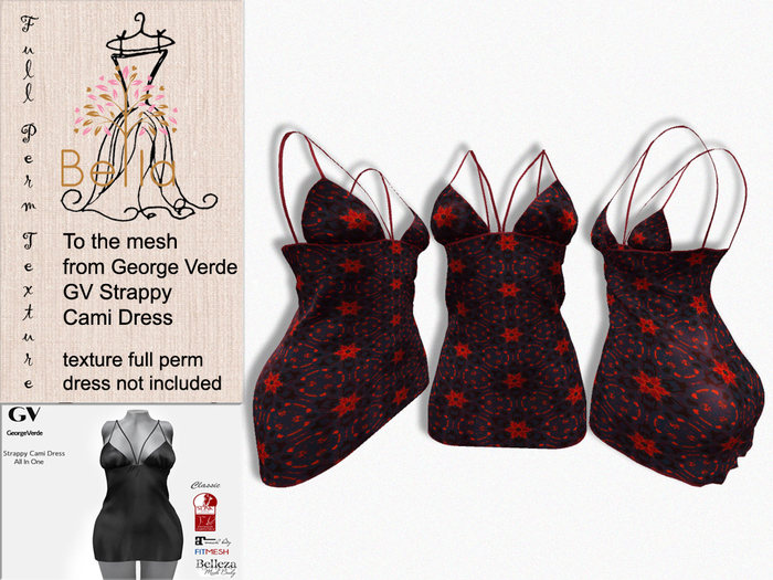 BELLA texture GV21704 Strappy Cami Dress 10