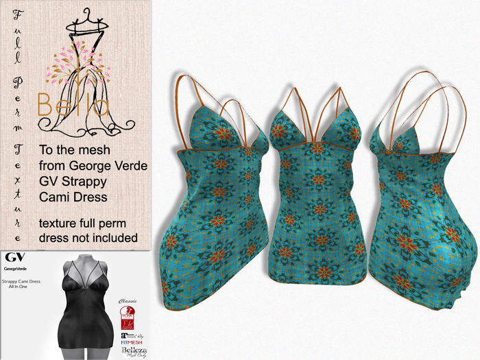 BELLA texture GV21704 Strappy Cami Dress 9