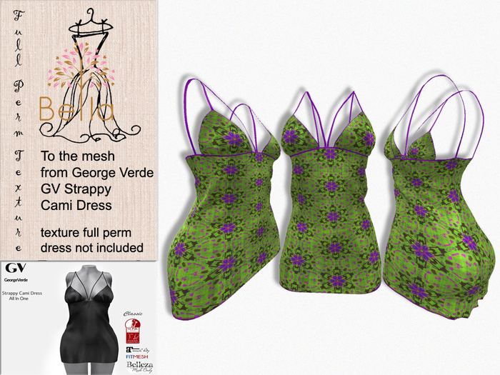 BELLA texture GV21704 Strappy Cami Dress 7