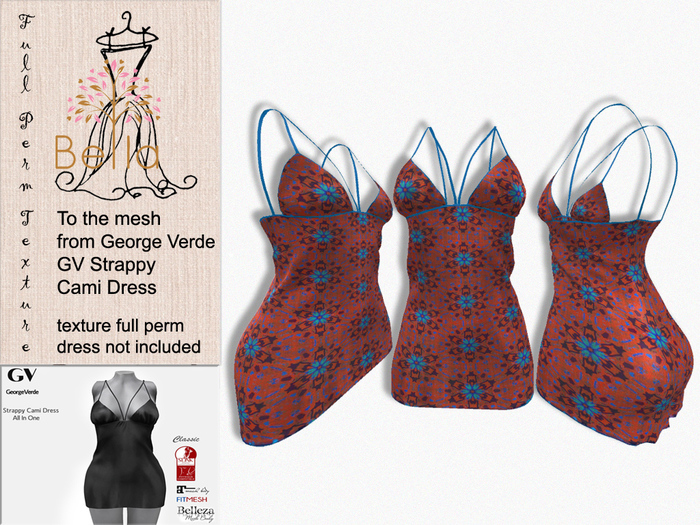 BELLA texture GV21704 Strappy Cami Dress 6