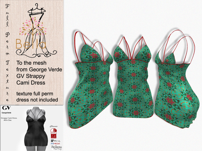 BELLA texture GV21704 Strappy Cami Dress 4
