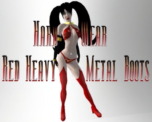 Heavy Metal Red Boots