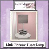 Serendipity Kids - Little Princess Collection - Heart Lamps